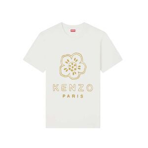 Kenzo Men Slim-Fit Cotton T-Shirt With "Boke Flower" Embroidery